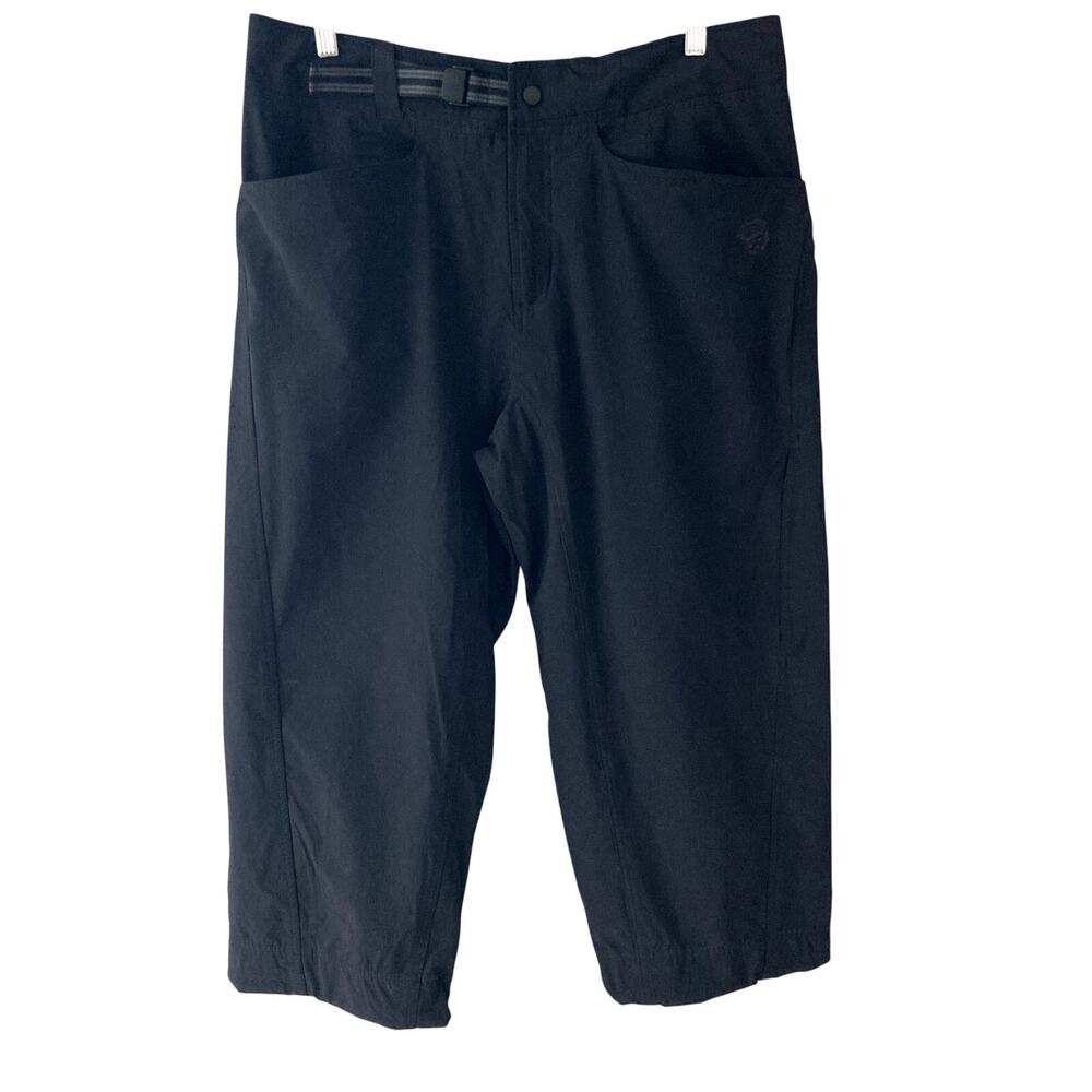 Mountain Hardwear Mens Cropped Technical Hiking Pants OM3416 Black Large